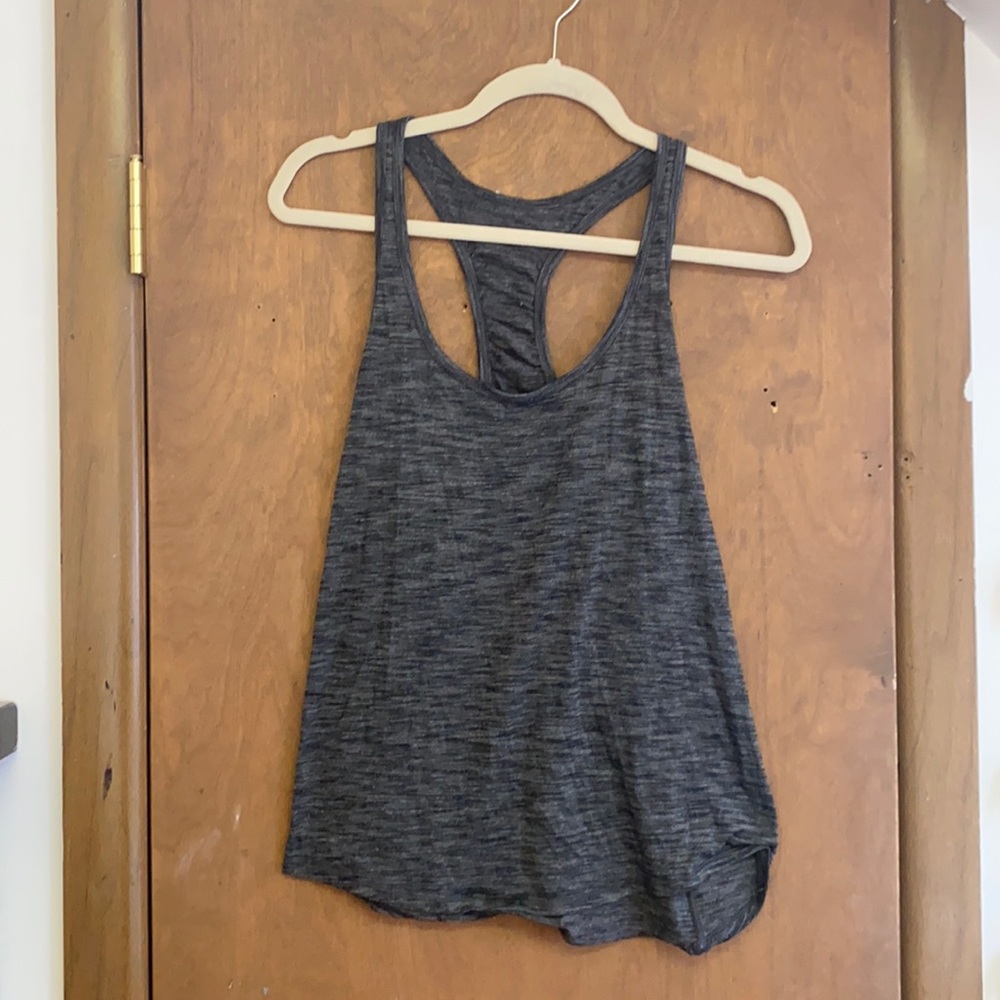 Lululemon Athletica Space Grey halter tank top size 4